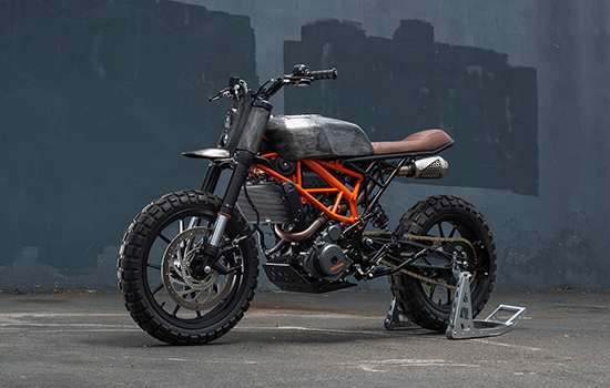 Ngắm KTM 390 Duke Scrambler “độ” đậm chất cổ điển